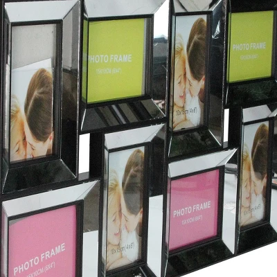 Northlight 27.5" Black Trimmed Glass Encased Collage Photo Picture Frame Wall Decoration 4 Northlight 27.5" Black Trimmed Glass Encased Collage Photo Picture Frame Wall Decoration - Image 2