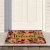 Northlight Natural Coir Blossoming Floral Outdoor Rectangular "Welcome" Doormat 18" X 30" 2 Northlight Natural Coir Blossoming Floral Outdoor Rectangular "Welcome" Doormat 18" X 30" -Home decor GUEST 91e4b8d3 2943 4f94 b633 9115cc18db42