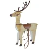 Northlight 40 Plush Standing Reindeer Christmas Decoration With Saddle And Jingle Bells -Home decor GUEST 91ed0e2c 4d1e 40ed 8889 b1dec8d7b07b