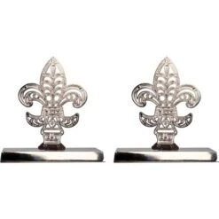Northlight Fleur De Lis Christmas Stocking Holder - 5" - Set Of 2 11 Northlight Fleur De Lis Christmas Stocking Holder - 5" - Set Of 2 -Home decor GUEST 91fb9f9d c059 4283 8e08 540eee990d84