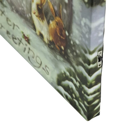 Northlight LED Lighted Snowman And Reindeer Christmas Canvas Wall Art 15.75" X 11.75" 6 Northlight LED Lighted Snowman And Reindeer Christmas Canvas Wall Art 15.75" X 11.75" - Image 4