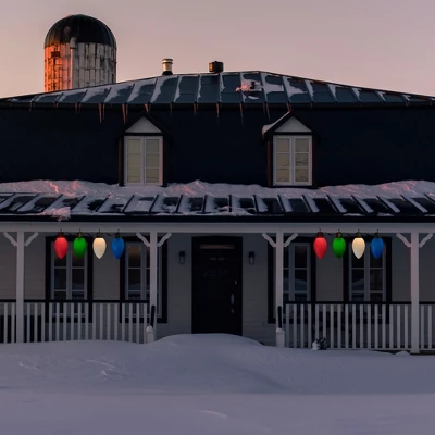 Northlight Lighted Blow Mold C7 Bulbs Christmas Decorations - 20" - Set Of 4 3 Northlight Lighted Blow Mold C7 Bulbs Christmas Decorations - 20" - Set Of 4