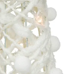 Northlight LED Lighted Glittered Cone Tree Christmas Decorations - 39.25" - White - Set Of 3 8 Northlight LED Lighted Glittered Cone Tree Christmas Decorations - 39.25" - White - Set Of 3 -Home decor GUEST 937a2eca 8117 4502 be2a bf57a61b641f