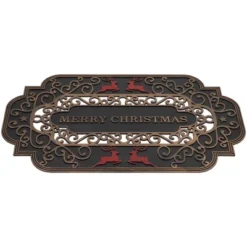 Northlight Black And Copper Reindeer "Merry Christmas" Doormat 18" X 30" 13 Northlight Black And Copper Reindeer "Merry Christmas" Doormat 18" X 30" -Home decor GUEST 93e69cc1 a636 4b7b 9118 58539abb75dd