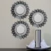 Northlight Set Of 3 Floral Sunburst Brushed Silver Round Mirrors 9.5" 1 Northlight Set Of 3 Floral Sunburst Brushed Silver Round Mirrors 9.5" -Home decor GUEST 93ec7576 f7ff 4724 9d8b 957c7ff70dbf