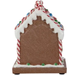 Northlight Pre-Lit LED Gingerbread Candy House Christmas Decoration - 7.5" -Home decor GUEST 961af0ce ae47 4d87 b28e 1deaf7986f67