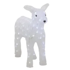 Northlight Lighted Commercial Grade Acrylic Baby Reindeer Christmas Outdoor Decoration - 18" - Polar White Lights -Home decor GUEST 96c44e70 c7dd 40cd 88af 07c9ec901bce