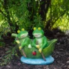 Northlight 10" Green Frogs In A Lily Pad Outdoor Garden Statue 2 Northlight 10" Green Frogs In A Lily Pad Outdoor Garden Statue -Home decor GUEST 99334c39 46d4 4154 9549 a1ba907b0046