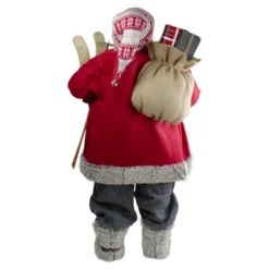 Northlight 4' Standing Santa Christmas Figure With Skis And Fur Boots 7 Northlight 4' Standing Santa Christmas Figure With Skis And Fur Boots -Home decor GUEST 996bdc1a 8855 4e23 a52f 33fd0209daa3