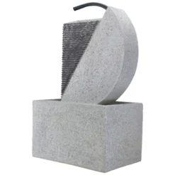 Northlight 20" Gray Modern Style Rainfall Outdoor Water Fountain 10 Northlight 20" Gray Modern Style Rainfall Outdoor Water Fountain -Home decor GUEST 9996c921 5093 48b5 9b5c 393e45a0c73c