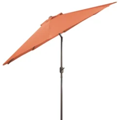 Northlight 9ft Outdoor Orange Patio Umbrella With Hand Crank And Tilt -Home decor GUEST 99e2ff1b a2ee 4116 b7c8 ed348d81dc07