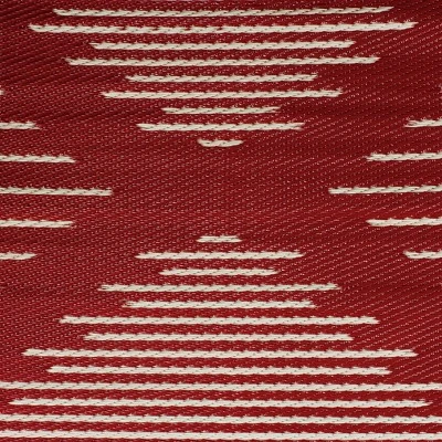 Northlight 4' X 6' Red And Beige Pattern Rectangular Outdoor Area Rug 5 Northlight 4' X 6' Red And Beige Pattern Rectangular Outdoor Area Rug - Image 3