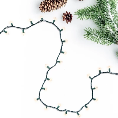 Northlight 10-Count Clear Mini Christmas Light Set - 3' Green Wire 7 Northlight 10-Count Clear Mini Christmas Light Set - 3' Green Wire - Image 5