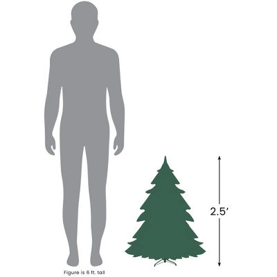 Northlight 2.3 FT Balsam Pine Medium Artificial Christmas Tree - Unlit 7 Northlight 2.3 FT Balsam Pine Medium Artificial Christmas Tree - Unlit - Image 5