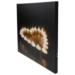 Northlight LED Lighted Flickering Heart-Shaped Candles Canvas Wall Art 15.75" 9 Northlight LED Lighted Flickering Heart-Shaped Candles Canvas Wall Art 15.75" -Home decor GUEST 9cd8634f a4c6 407b a6ca bc0d23475b48