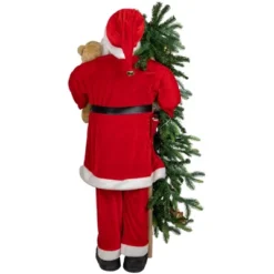 Northlight 48" Musical Santa Claus With Lighted Christmas Tree And Teddy Bear Standing Christmas Figure 9 Northlight 48" Musical Santa Claus With Lighted Christmas Tree And Teddy Bear Standing Christmas Figure -Home decor GUEST 9da14606 0146 4d9e 8999 11c182c90ef2