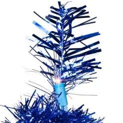 Northlight Pre-Lit Artificial Tinsel Christmas Tree - 3' - Blue - Clear Lights -Home decor GUEST 9dfa0434 871f 43b9 b821 f073320a38bb