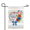Northlight Home Sweet Home Wreath Patriotic Outdoor Garden Flag 18" X 12.5" -Home decor GUEST 9e976c1d 064f 4114 9f43 7bc22293a8d8