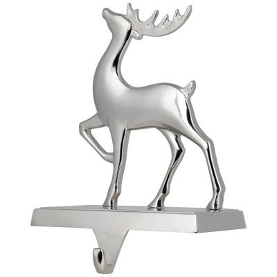 Northlight Reindeer Christmas Stocking Holder - 6" - Silver 5 Northlight Reindeer Christmas Stocking Holder - 6" - Silver - Image 3