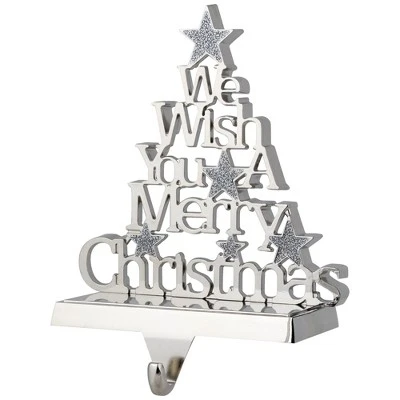 Northlight We Wish You A Merry Christmas Tree Stocking Holder - 6.25" 6 Northlight We Wish You A Merry Christmas Tree Stocking Holder - 6.25" - Image 4