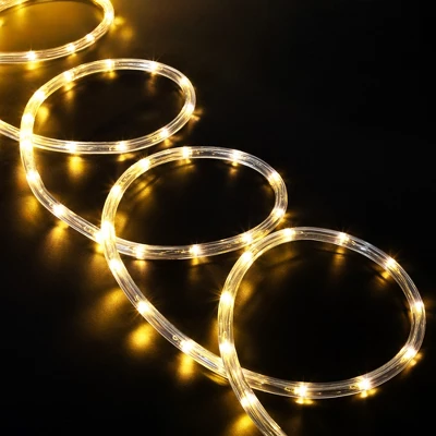 Northlight Flexible LED Outdoor Christmas Lights - Warm White - 18' Clear Wire 3 Northlight Flexible LED Outdoor Christmas Lights - Warm White - 18' Clear Wire
