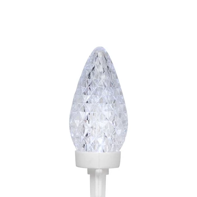 Northlight Patriotic LED C9 Faceted Christmas Lights - Red, White And Blue - 66' White Wire - 100ct 7 Northlight Patriotic LED C9 Faceted Christmas Lights - Red, White And Blue - 66' White Wire - 100ct - Image 5