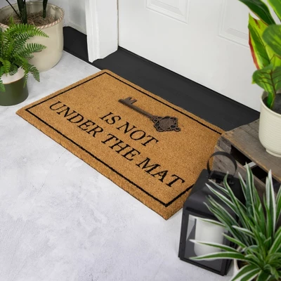 Northlight Key Is Not Under The Mat Coir Outdoor Doormat 18" X 30" 4 Northlight Key Is Not Under The Mat Coir Outdoor Doormat 18" X 30" - Image 2