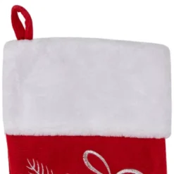 Northlight 20.5-Inch Red And White Winter Mittens Embroidered Christmas Stocking -Home decor GUEST a20c688a 541e 469d 9078 b51f7f2f74a8