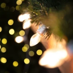 Northlight C7 Christmas String Lights - Clear - 24' White Wire - 25ct -Home decor GUEST a29c7fcd 93cb 4513 8f40 4255401f1174