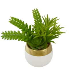 Northlight 6.5" Potted Mixed Artificial Succulent Arrangement -Home decor GUEST a6b9926a 4f3e 4c9e 94de 202de20f18aa