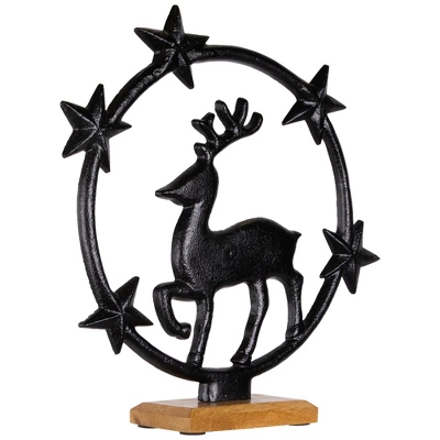 Northlight Star Bright Metal Reindeer Christmas Decoration - 12" 5 Northlight Star Bright Metal Reindeer Christmas Decoration - 12" - Image 3