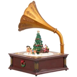 Northlight LED Lighted And Musical Gramophone Animated Christmas Decoration - 14" 12 Northlight LED Lighted And Musical Gramophone Animated Christmas Decoration - 14" -Home decor GUEST a920aea9 d355 4c05 9747 6a6843a5a92a