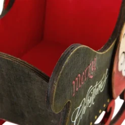 Northlight Santa Claus "Merry Christmas" Sleigh Decoration - 11.5" -Home decor GUEST a973e60f 5628 41ff 88c9 c2d0b65f2776