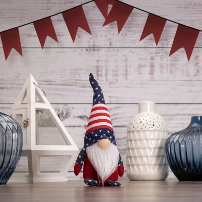 Northlight 9.5" Stars And Stripes Patriotic USA Gnome Figurine 3 Northlight 9.5" Stars And Stripes Patriotic USA Gnome Figurine
