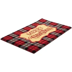 Northlight Red And Black Plaid "Merry Christmas" Rectangular Doormat 18" X 30" 10 Northlight Red And Black Plaid "Merry Christmas" Rectangular Doormat 18" X 30" -Home decor GUEST ac9774da 7cfe 43f8 9c00 1983e03c2307