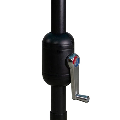 Northlight 8.85ft Outdoor Patio Lotus Umbrella With Hand Crank, Purple 7 Northlight 8.85ft Outdoor Patio Lotus Umbrella With Hand Crank, Purple - Image 5