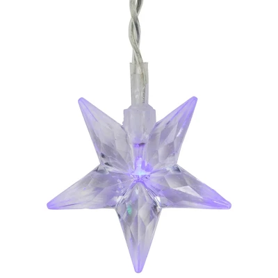 Northlight LED Stars Mini Icicle Christmas Lights - Multi-Color - 29.5' Clear Wire - 400ct 4 Northlight LED Stars Mini Icicle Christmas Lights - Multi-Color - 29.5' Clear Wire - 400ct - Image 2