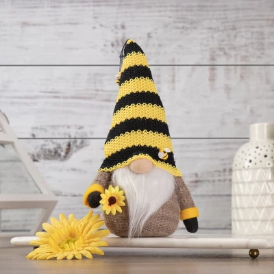 Northlight 10.75" Bumblebee And Sunflower Springtime Gnome 3 Northlight 10.75" Bumblebee And Sunflower Springtime Gnome