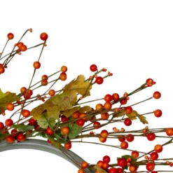 Northlight Orange Berries And Yellow Leaves Fall Harvest Artificial Wreath, 22" 7 Northlight Orange Berries And Yellow Leaves Fall Harvest Artificial Wreath, 22" -Home decor GUEST af4c873c ab90 4a14 98c2 02fd09bc62b8