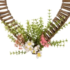 Northlight Wrapped Floral Heart Spring Decoration - 12" -Home decor GUEST af921c51 d0bd 4810 9f56 dd79b9f97358