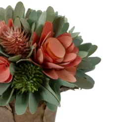 Northlight 7.75" Pink And Green Wooden Floral Artificial Potted Centerpiece 6 Northlight 7.75" Pink And Green Wooden Floral Artificial Potted Centerpiece -Home decor GUEST af9eed8f 8fe1 4c1b bbf0 65e5d3639725