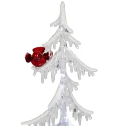 Northlight LED Lighted Acrylic Icicle Tree With Cardinals Christmas Decoration - 14" -Home decor GUEST b074f8e1 fcdc 4abe 88f0 10211ef9170e