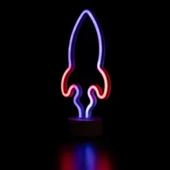 Northlight LED Rocket Ship Neon Table Light - 9" - Blue And Red 10 Northlight LED Rocket Ship Neon Table Light - 9" - Blue And Red -Home decor GUEST b225e8f9 9534 4021 b170 f599db83b941