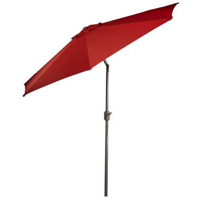 Northlight 9' Outdoor Patio Market Umbrella With Hand Crank And Tilt - Terracotta 7 Northlight 9' Outdoor Patio Market Umbrella With Hand Crank And Tilt - Terracotta - Image 5