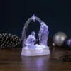 Northlight LED Lighted Musical Icy Crystal Nativity Scene Christmas Decoration - 7" -Home decor GUEST b6c2fac4 72ac 4cc1 aa8f 421f58cea754