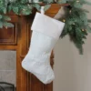 Northlight Quilted Christmas Stocking With Velvet Cuff - 19" - Cream And White 1 Northlight Quilted Christmas Stocking With Velvet Cuff - 19" - Cream And White -Home decor GUEST b6c4e9f6 9c7d 4cde afcf 9b4d5e9fcb09