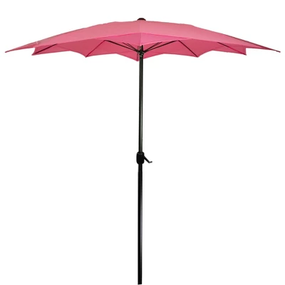 Northlight 8.85ft Outdoor Patio Lotus Umbrella With Hand Crank, Pink 5 Northlight 8.85ft Outdoor Patio Lotus Umbrella With Hand Crank, Pink - Image 3