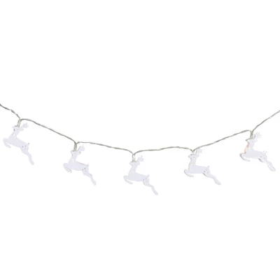 Northlight 10-ct LED Warm White Reindeer Christmas Lights - 3' Clear Wire 5 Northlight 10-ct LED Warm White Reindeer Christmas Lights - 3' Clear Wire - Image 3