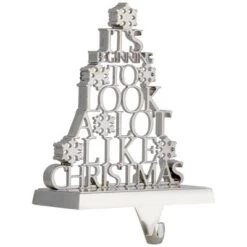 Northlight "It's Beginning To Look A Lot Like Christmas" Metal Tree Stocking Holder - 6.5" 9 Northlight "It's Beginning To Look A Lot Like Christmas" Metal Tree Stocking Holder - 6.5" -Home decor GUEST b7f40ee7 3161 4a12 abbc f84de55cfe08