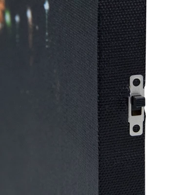 Northlight 23.5" LED Lighted Famous Eiffel Tower Paris France At Night Canvas Wall Art 4 Northlight 23.5" LED Lighted Famous Eiffel Tower Paris France At Night Canvas Wall Art - Image 2